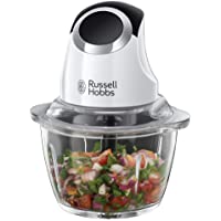 Russell Hobbs Horizon - Picadora de Alimentos (Picadora Eléctrica- 200W- Cuchillas Inox- Cuenco- Blanco) -ref. 24661-56